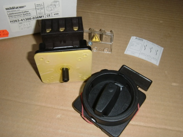 H263-41300-036M1 Hauptschalter 63A 3-polig, Fronteinbau